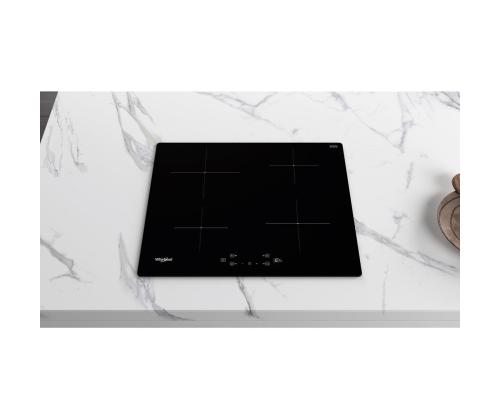 Whirlpool, leveys 59 cm, kehyksetön, musta - Integroitu induktioliesi