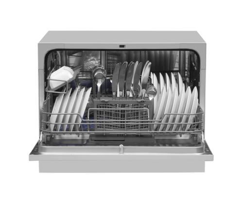 Hansa, mini, 6 astian setti, hopea - Vapaasti seisova astianpesukone