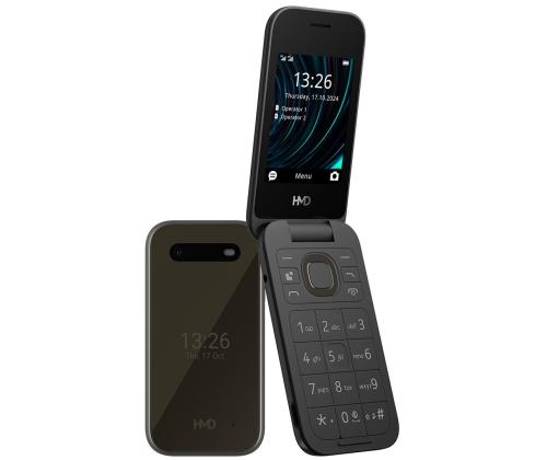 HMD 2660 Flip, musta - Matkapuhelin