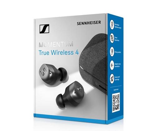 Sennheiser MOMENTUM True Wireless 4, mürasummutus, must - Täisjohtovabad kuuloke