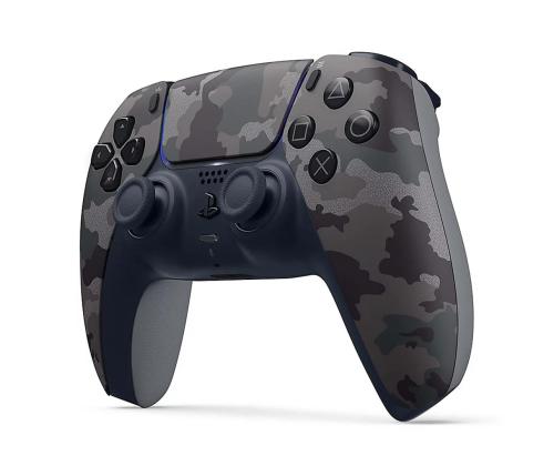 Sony DualSense, PlayStation 5, harmaa naamiointi - Pelikonsoli