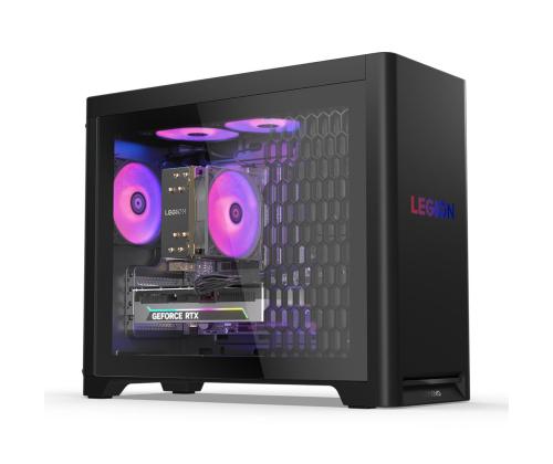 Lenovo Legion T5 30AGB10, Ryzen 7, 32 Gt, 1 TB, RTX 5070, musta - Pöytäkoneet