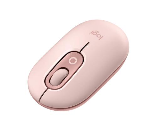 Logitech POP Mouse, vaaleanpunainen - Langaton hiiri