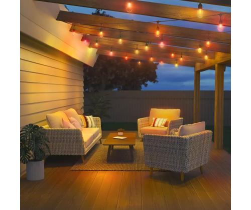 Philips WiZ String Lights Outdoor RGB, WiFi, 14,8 m - Hyödyllinen valaisinlaite