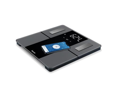 Beurer, Super Black Edition, Bluetooth, musta - Diagnostinen saunavaaka