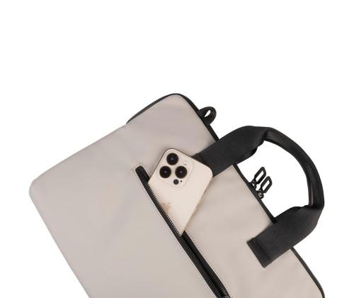 Tucano Gommo Slim Brief, 16'', harmaa - Kannettava tietokone laukku