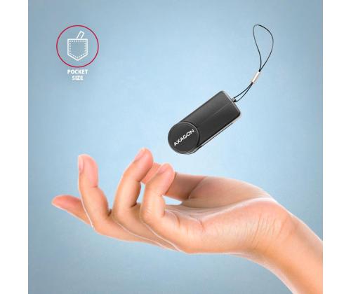 AXAGON CRE-SMPA, USB-A, musta - ID-kortinlukija