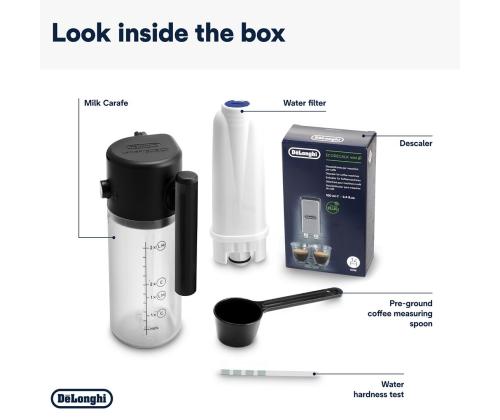 DeLonghi Magnifica Start, hopea - Espressokeitin