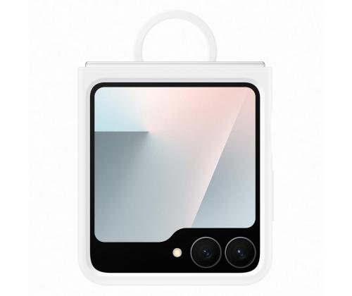 Samsung Silikoni kotelo, Galaxy Flip7 FE, valkoinen - Silikoni kotelo