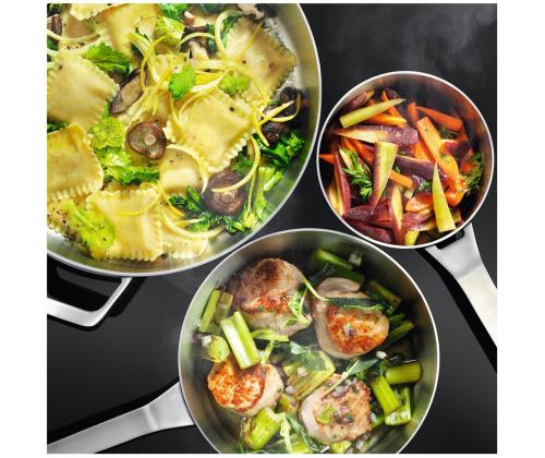 Electrolux, EcoTimer, leveys 59 cm, kehyksetön, valkoinen - Integroitu induktiokeittotaso