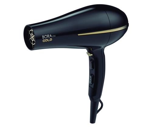 GA.MA Bora Gold Ion, 2200 W, musta - Hiustenkuivain