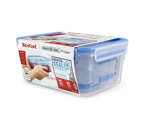Säilytyslaatikkosarja Tefal Masterseal (2,3 L + 1 L + 0,55 L)