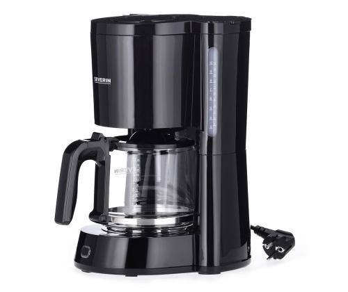Severin, 1000 W, 10 tassi, must - Filterkohvimasin