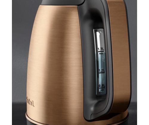 Tefal Coppertinto, 2400 W, kupari/musta - Vedenkeitin - Vedenkeittimet