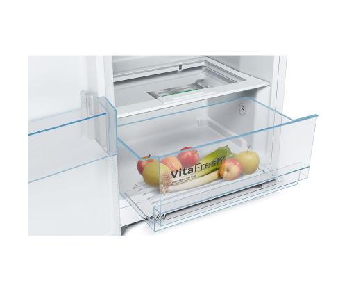 Bosch, sarja 4, 346 L, korkeus 186 cm, valkoinen - Jääkaappikaappi