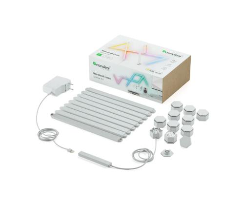 Nanoleaf Lines 60 Degrees Starter Kit, 9 linjaa - LED-valopaneelit
