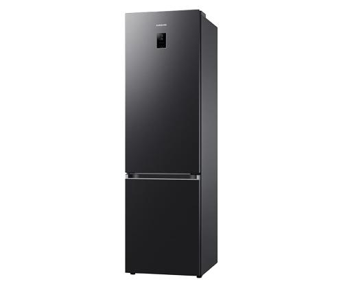 Samsung, NoFrost, 390 L, 203 cm, matta musta - Jääkaappipakastin