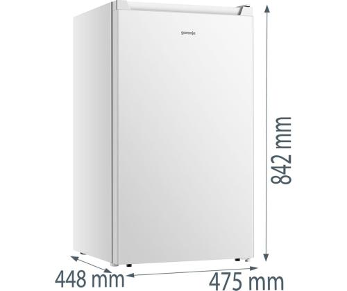 Gorenje, 82 L, korkeus 85 cm, valkoinen - Jääkaappi - Jääkaappi