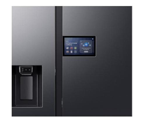 Samsung Bespoke AI Home, NoFrost, 621 L, korkeus 179 cm, musta - SBS jääkaappipakastin
