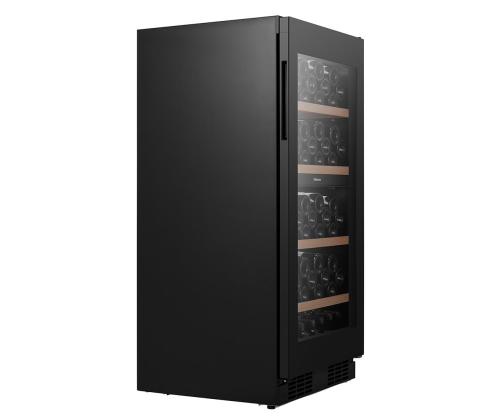 Hisense, 108 pulloa, korkeus 127 cm, musta - Viinijäähdytin