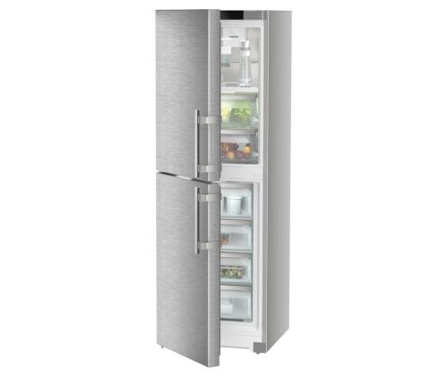 Liebherr, NoFrost, 314 L, korkeus 186 cm, hopea - Jääkaappi ja pakastin