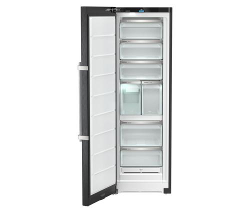 Liebherr, NoFrost, 278 L, korkeus 186 cm, musta - Pakastekaappi