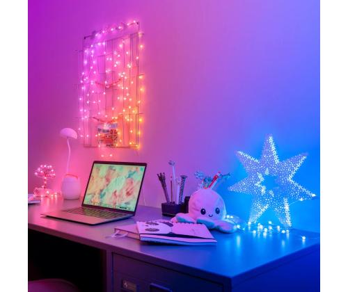 Twinkly Candies Pearls, RGB, 200 LED, USB-C, 12 m, vihreä - Älyvalaisin