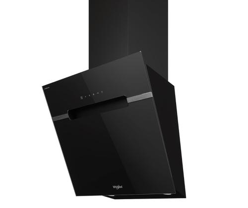 Whirlpool, 740 mᶾ/h, leveys 60 cm, musta - Ilmankuivaaja