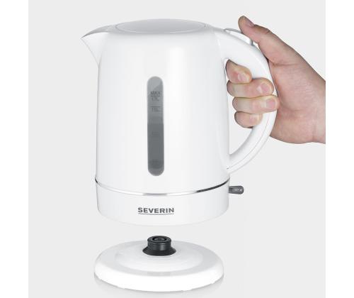 Severin, 1,7 L, 2200 W, valkoinen - Vedenkeitin - Vedenkeittimet