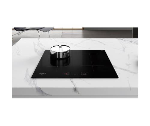 Whirlpool, leveys 59 cm, kehyksetön, musta - Integroitu induktioliesi