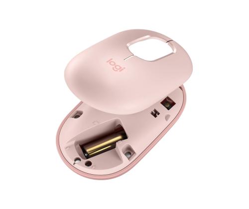 Logitech POP Mouse, vaaleanpunainen - Langaton hiiri