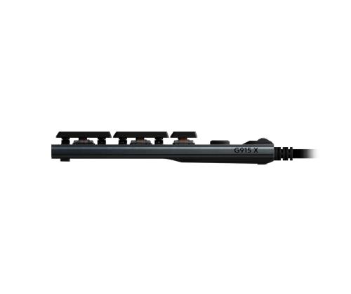 Logitech G915 X, taktiilinen, US, musta - Näppäimistö