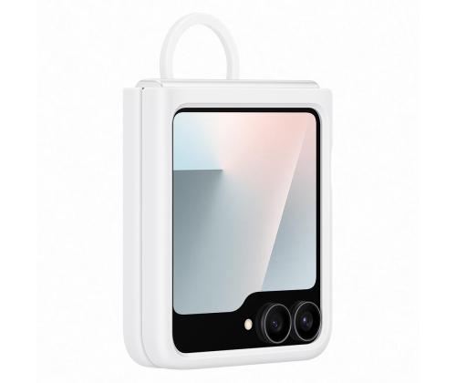 Samsung Silikoni kotelo, Galaxy Flip7 FE, valkoinen - Silikoni kotelo
