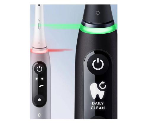 Braun Oral-B iO6, 2 kpl, musta/pinkki - Sähköhammasharjasarja