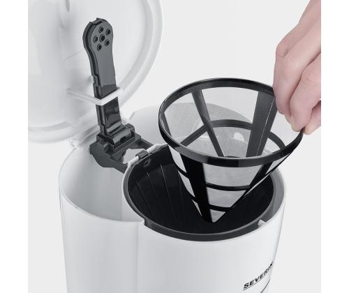 Severin, 900 W, valkoinen - Kahvinkeitin