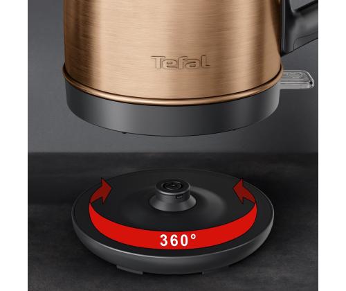 Tefal Coppertinto, 2400 W, kupari/musta - Vedenkeitin - Vedenkeittimet
