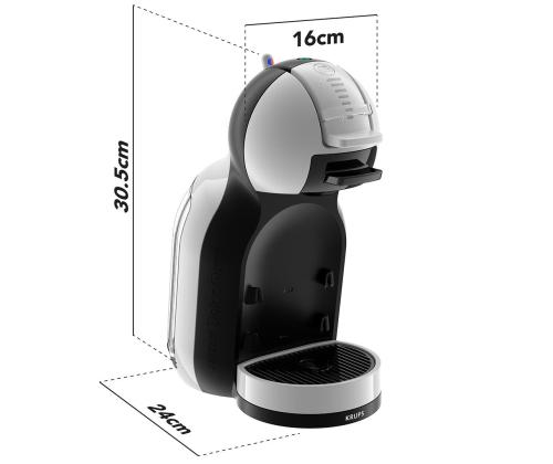Krups NESCAFÉ® Dolce Gusto® Mini Me, harmaa/musta - Kapselikahvinkeitin