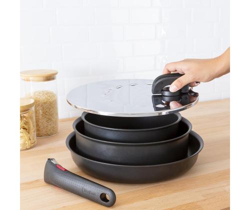 Tefal Ingenio, 20/28 cm - roiskevedenpitävä kansi