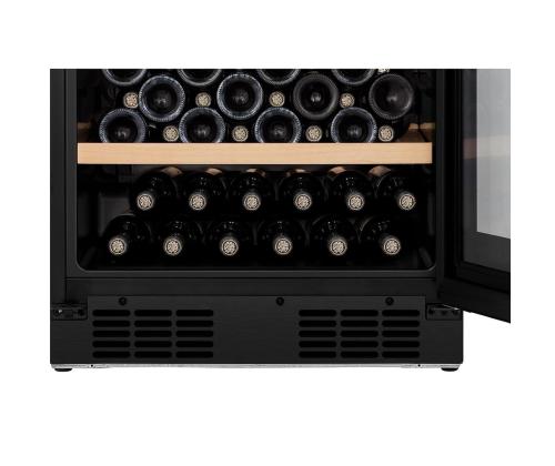 Hisense, 108 pulloa, korkeus 127 cm, musta - Viinijäähdytin