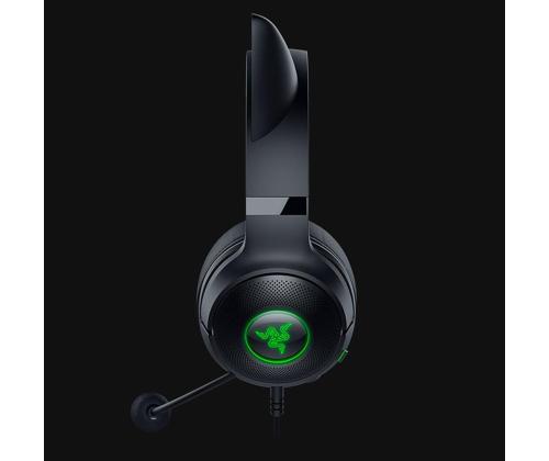 Razer Kraken Kitty V2, musta - langalliset kuulokkeet