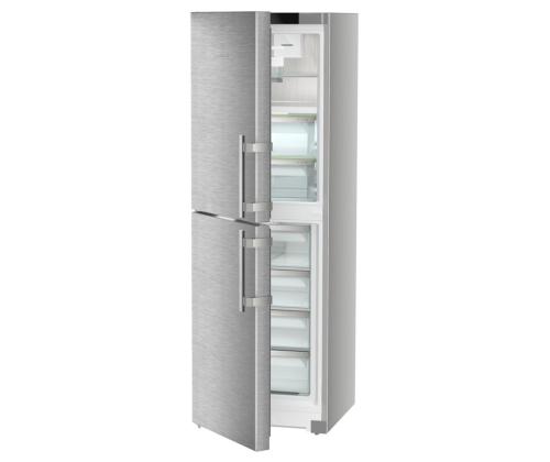 Liebherr, NoFrost, 314 L, korkeus 186 cm, hopea - Jääkaappi ja pakastin