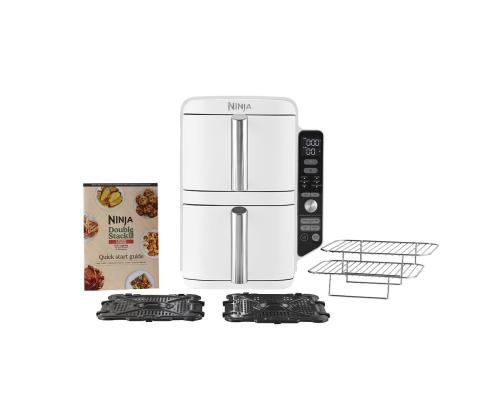 Ninja Double Stack XL 9.5L, 2470 W, valkoinen - Kuumailmapannu