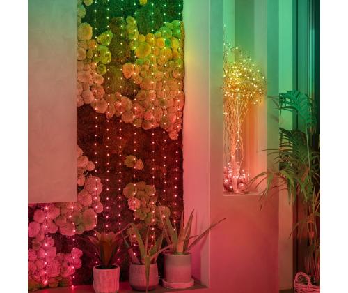 Twinkly Candies Pearls, RGB, 200 LED, USB-C, 12 m, vihreä - Älyvalaisin