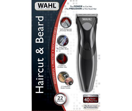 Wahl Haircut & Beard, musta - hiustenleikkuri