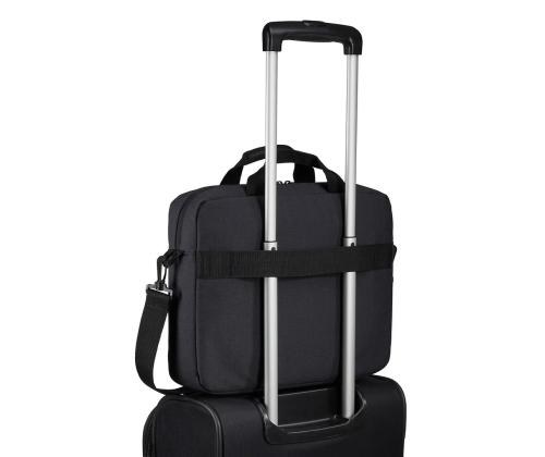 Case Logic Huxton Attaché, 14", musta - Kannettavan tietokoneen laukku