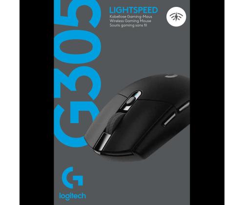Logitech G305, musta - Langaton optinen hiiri