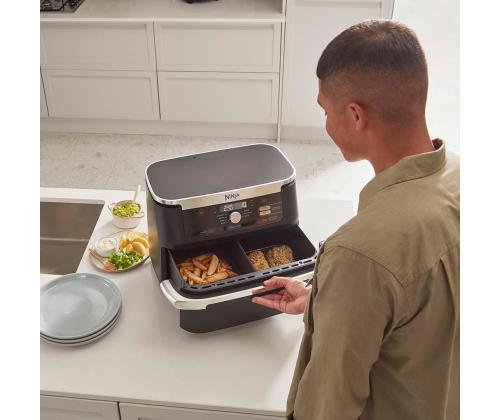 Ninja Foodi FlexDrawer Dual, 10,4 L, 2470 W, musta - Kuumailmapannu
