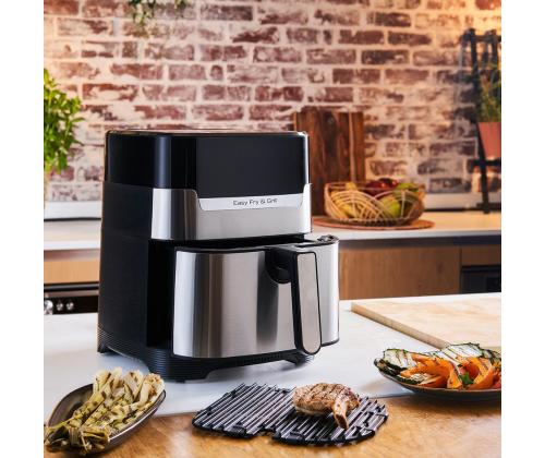 Tefal Easy Fry & Grill, 1400 W, ruostumatonta terästä - Kuumailmapannu