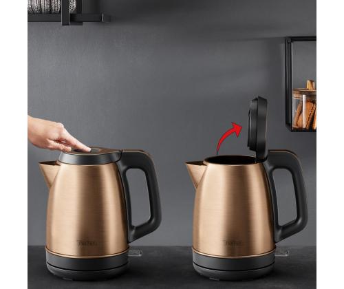 Tefal Coppertinto, 2400 W, kupari/musta - Vedenkeitin - Vedenkeittimet