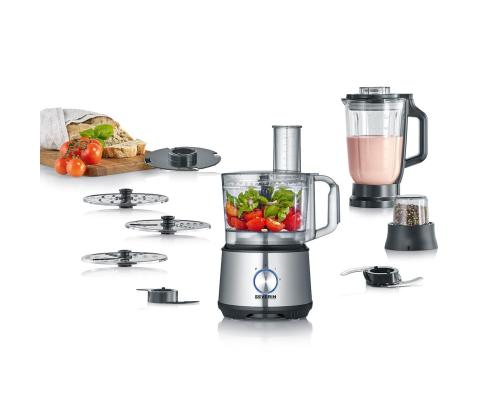 Severin, 1,5 L/1,5 L, 1200 W, ruostumaton teräs - Monitoimikone